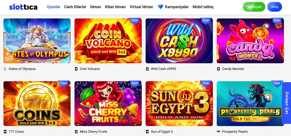 slottica casino games