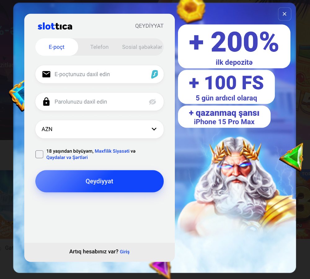 slottica casino login
